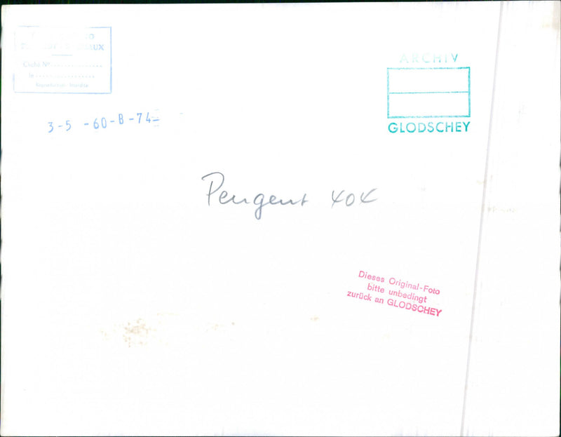 Peugeot 404 Vintage Car - Vintage Photograph