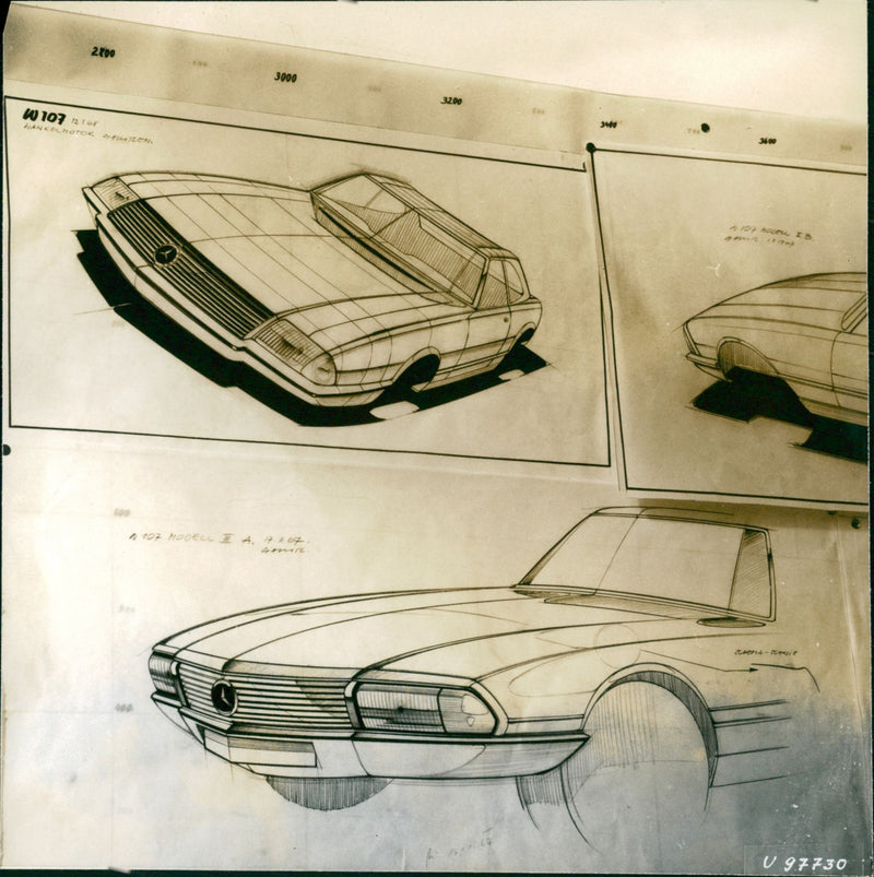 Mercedes-Benz 350 SL - Vintage Photograph