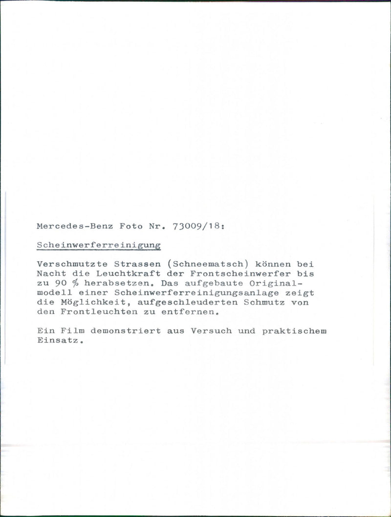 Mercedes-Benz - Vintage Photograph