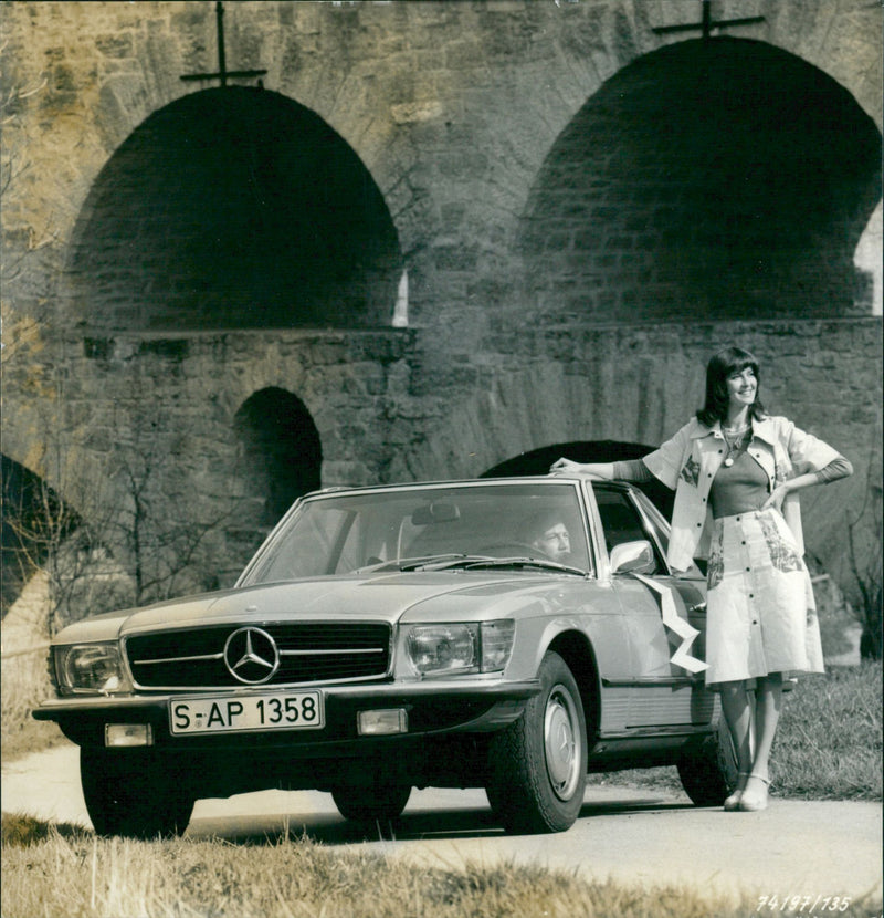 1974 Mercedes-Benz 280 SL - Vintage Photograph