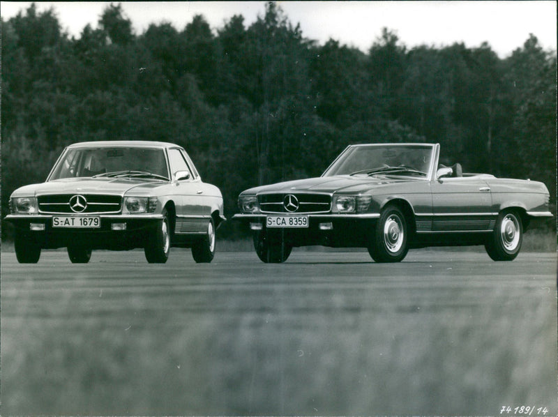 Mercedes-Benz 280 SL and 280 SL C - Vintage Photograph