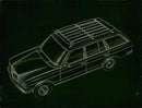 Illustration of 1977 Mercedes-Benz 250 T - Vintage Photograph