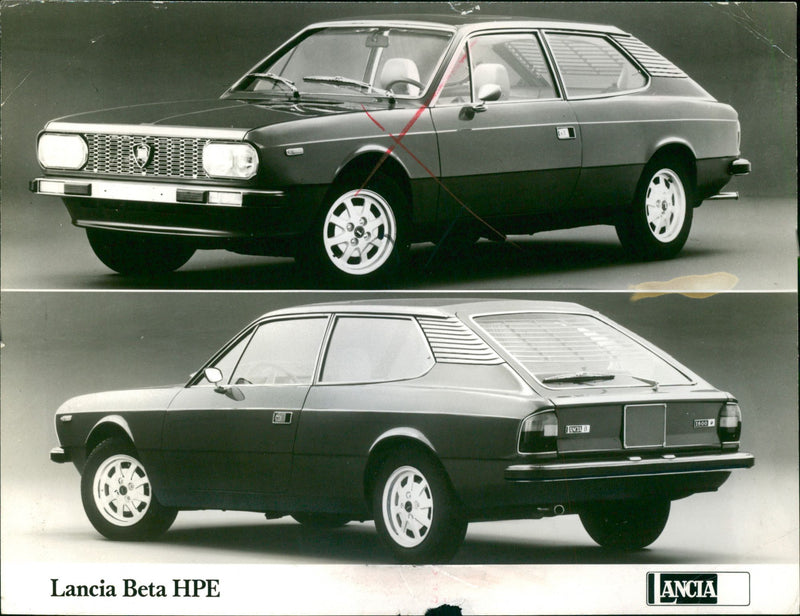 Lancia Beta HPE - Vintage Photograph