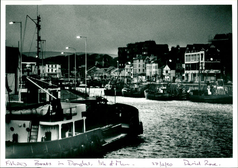 Fishing boats - Vintage Photograph