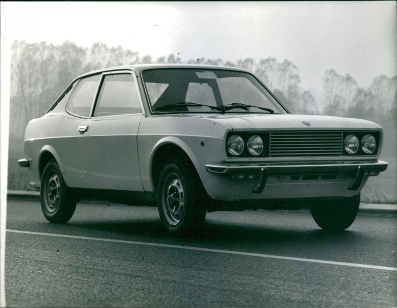 Fiat 124 coupe - Vintage Photograph