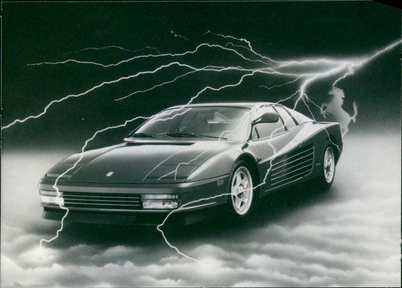 Ferrari Testarossa - Vintage Photograph