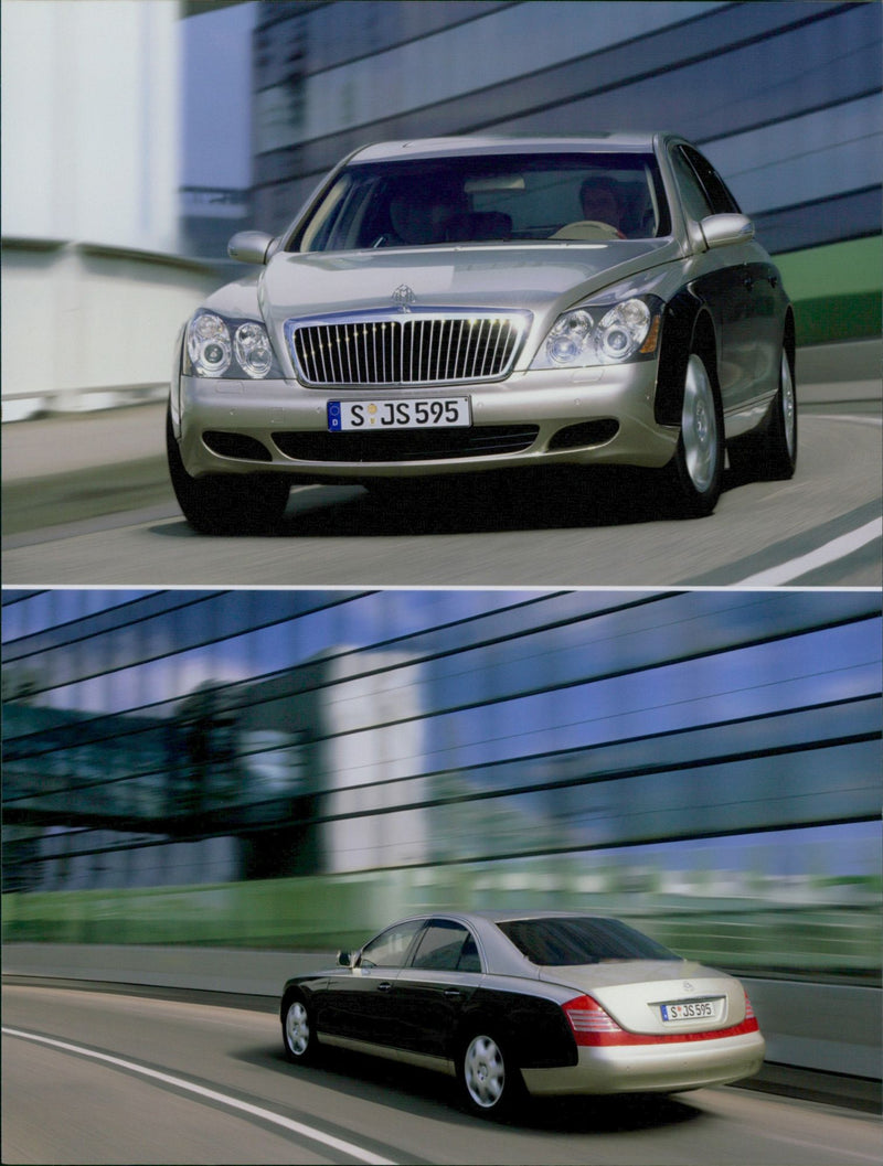 Maybach 57 and Maybach 62 - Vintage Photograph