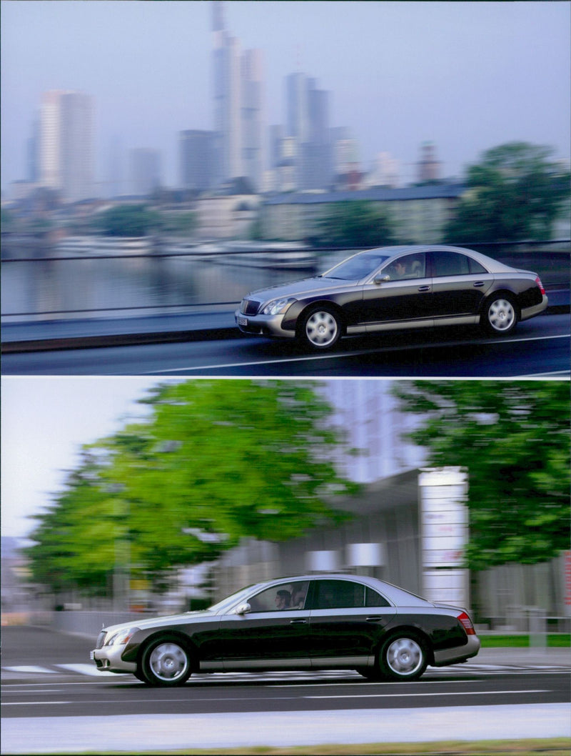 Maybach 57 and Maybach 62 - Vintage Photograph