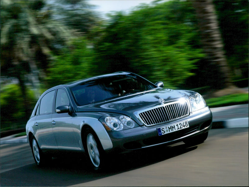 Maybach 57 and Maybach 62. - Vintage Photograph