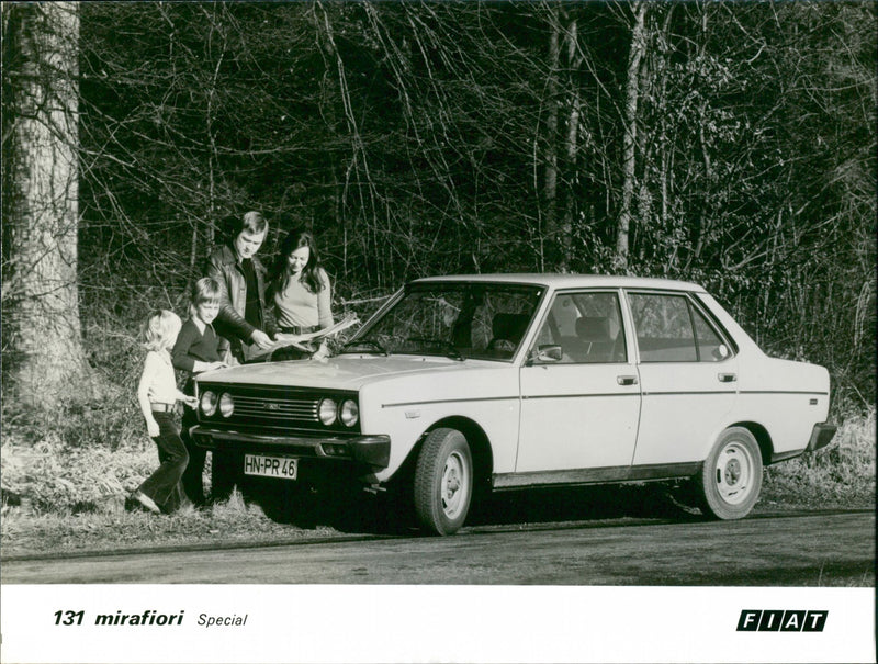 1974 Fiat 131 Mirafiori Special - Vintage Photograph