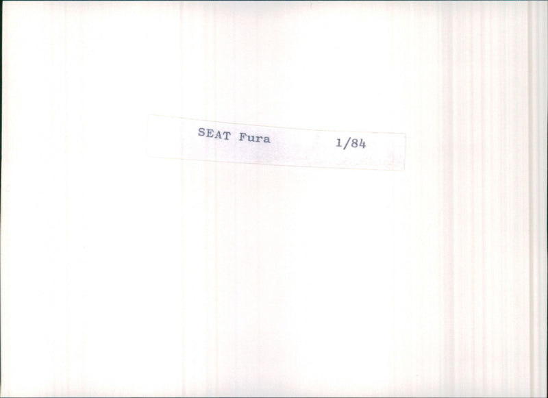 SEAT Fura - Vintage Photograph