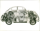 Volkswagen Sketches - Vintage Photograph