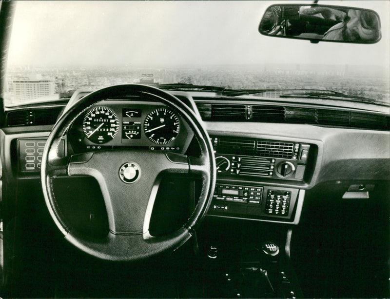 BMW 635 CSi Instrument Panel - Vintage Photograph