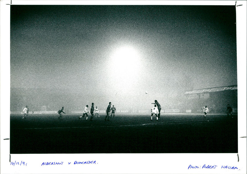 Aldershot v Doncaster - Vintage Photograph