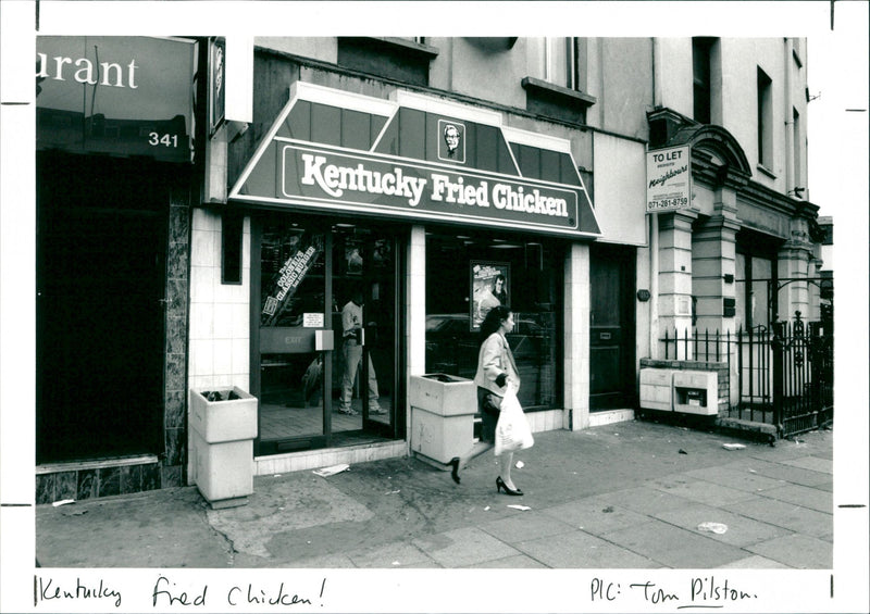 Kentucky Fried Chicken - Vintage Photograph