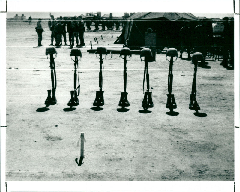 March 1991 Ceremony - Vintage Photograph