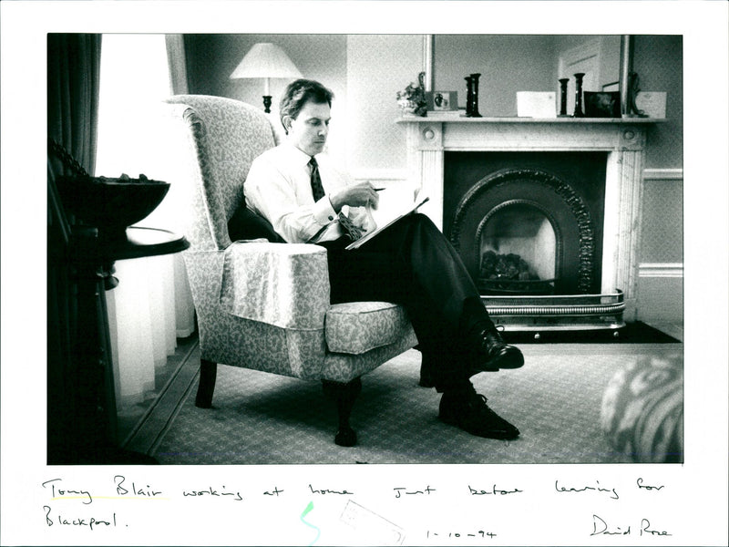 Tony Blair - Vintage Photograph