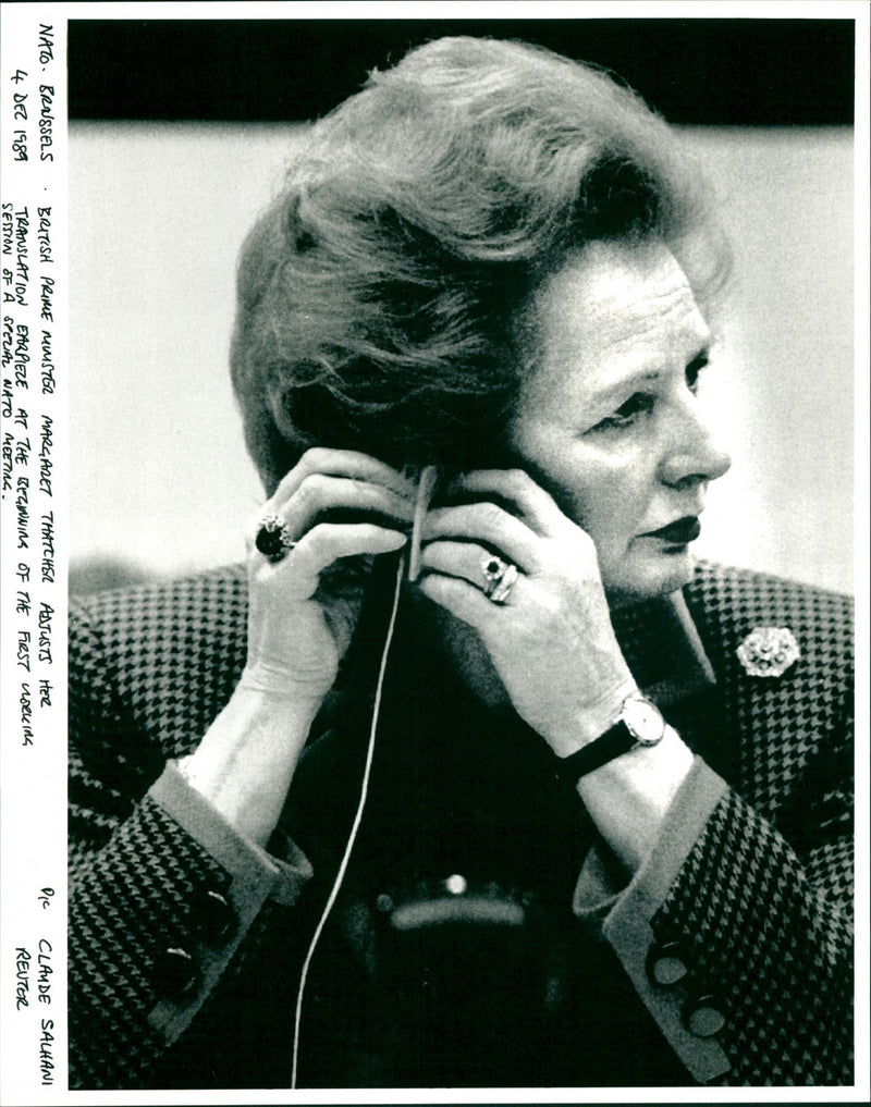 Margaret Thatcher - Vintage Photograph