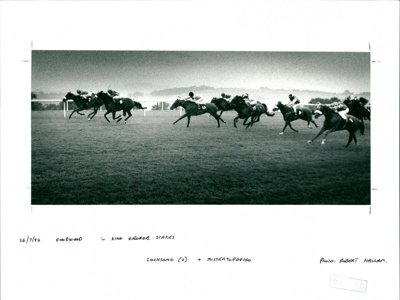 King George Stakes - Vintage Photograph