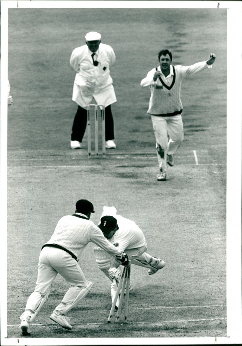 Cricket match - Vintage Photograph