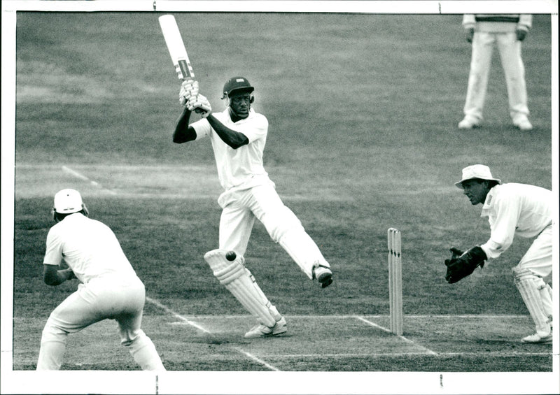 Cricket game - Vintage Photograph