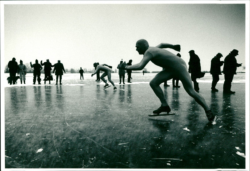 Ice Skater - Vintage Photograph