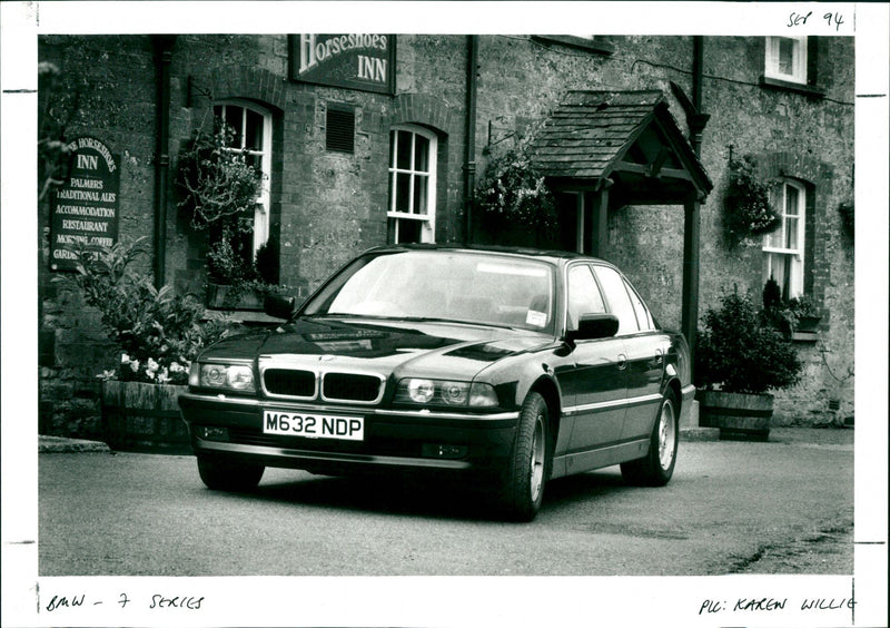BMW - 7 Series - Vintage Photograph