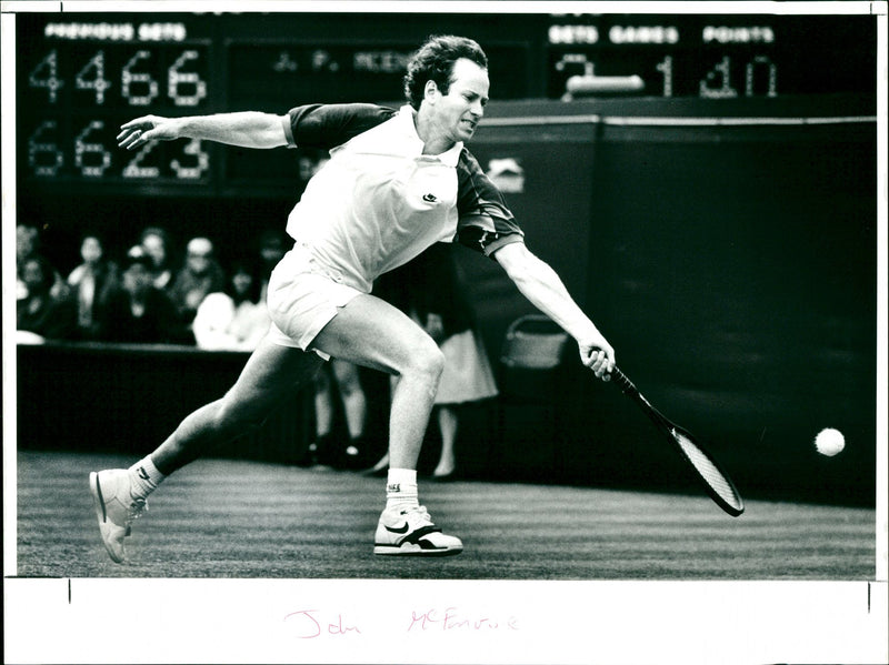 John McEnroe - Vintage Photograph