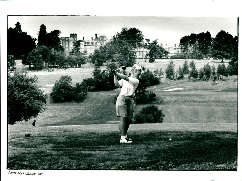 Junior Golf -Selsdon Park. - Vintage Photograph