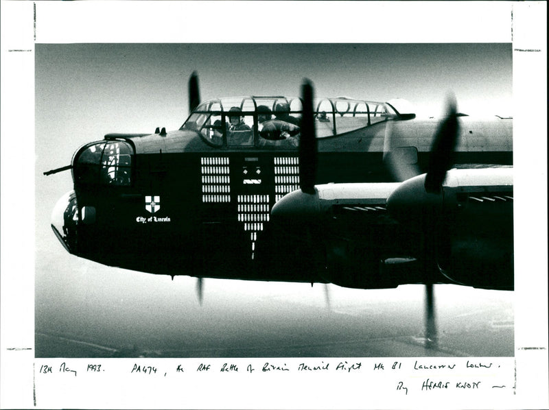Lancaster Bomber - Vintage Photograph