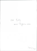 1974 VW Golf - Vintage Photograph