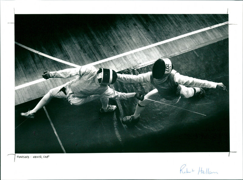 Fencing : Eder Cup - Vintage Photograph