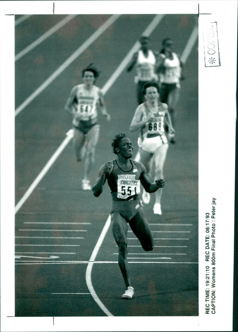 Womens 800m Final - Vintage Photograph