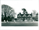 Cricket game - Vintage Photograph