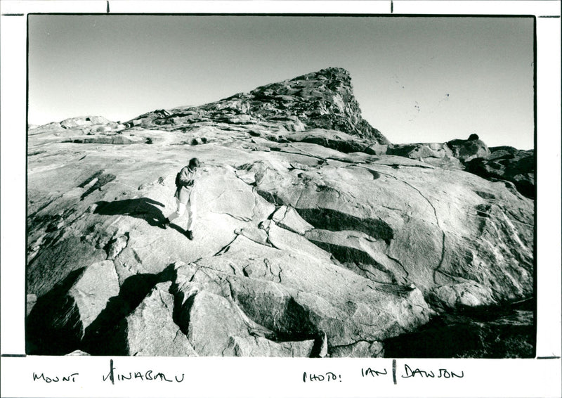 Mount Kinabalu - Vintage Photograph