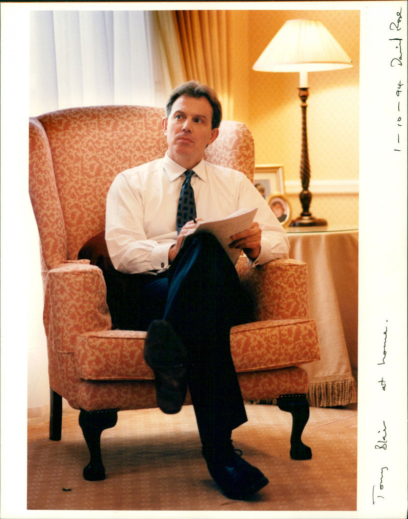 Tony Blair - Vintage Photograph