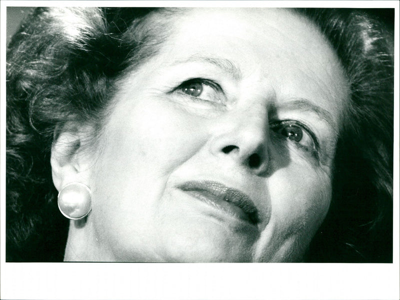 Margaret Thatcher - Vintage Photograph