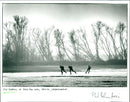 Ice Skating - Vintage Photograph