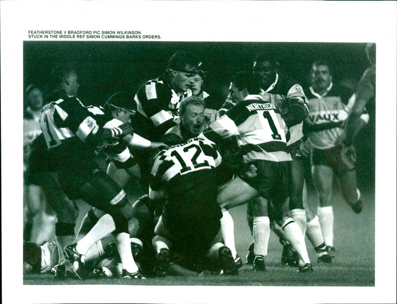 Featherstone v Bradford - Vintage Photograph