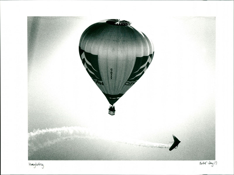 Hang Gliding - Vintage Photograph