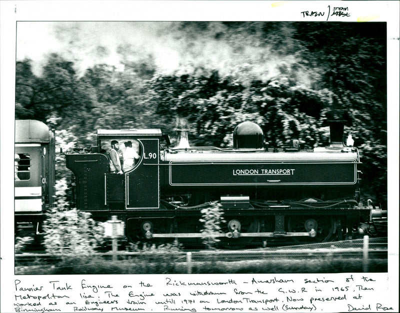 1965 - BY DAVID ROSE, LONDON, TANK - Vintage Photograph