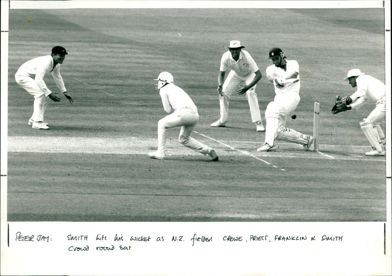 New Zealand cricketer - Vintage Photograph