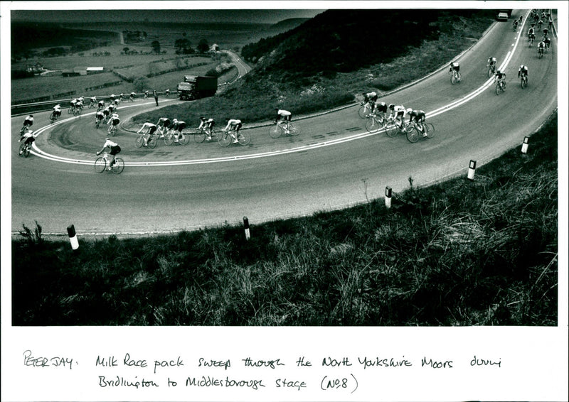 Milk Race - Vintage Photograph