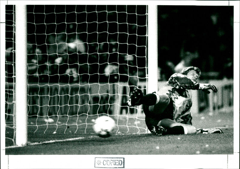 Football game, Thursday 29th April - Vintage Photograph