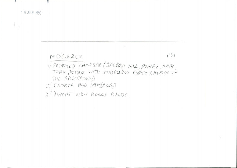 Middlezoy - Vintage Photograph