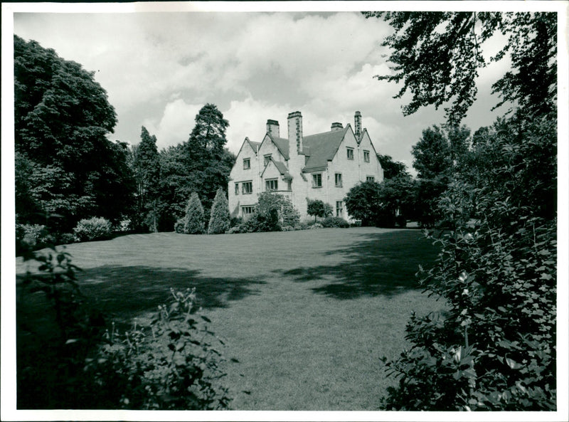 The Old Vicarage. - Vintage Photograph