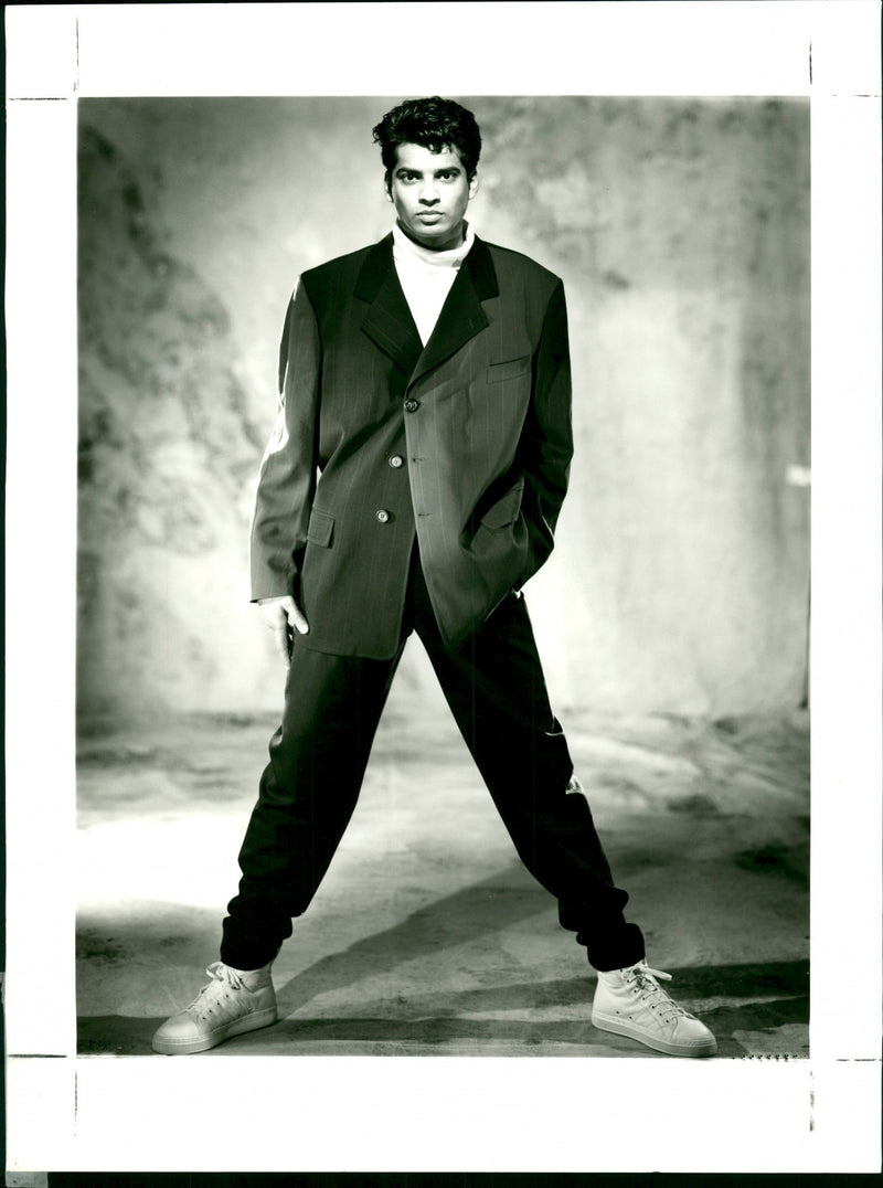 Male model, Wednesday, 9th May '90 - Vintage Photograph