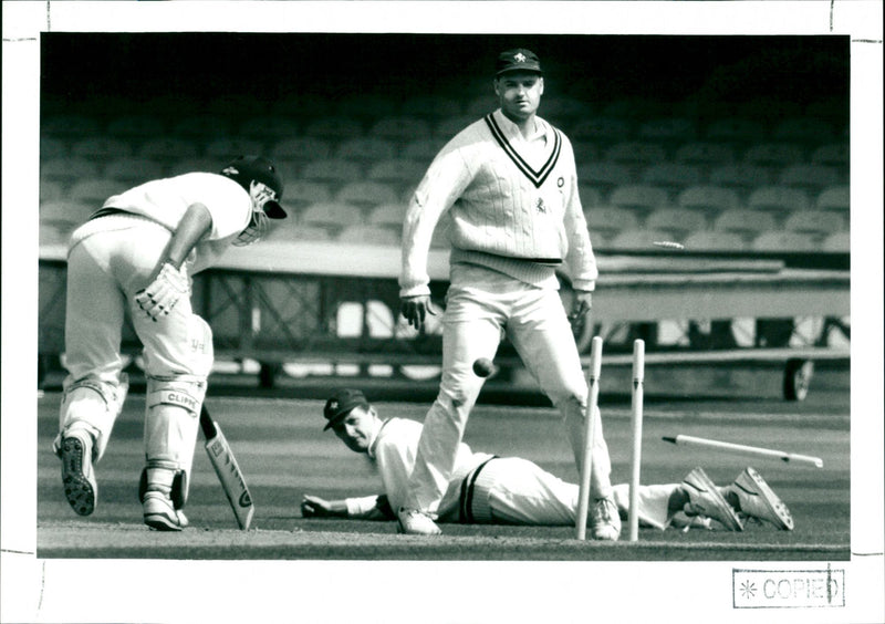 Middx v Kent Lord's - Vintage Photograph