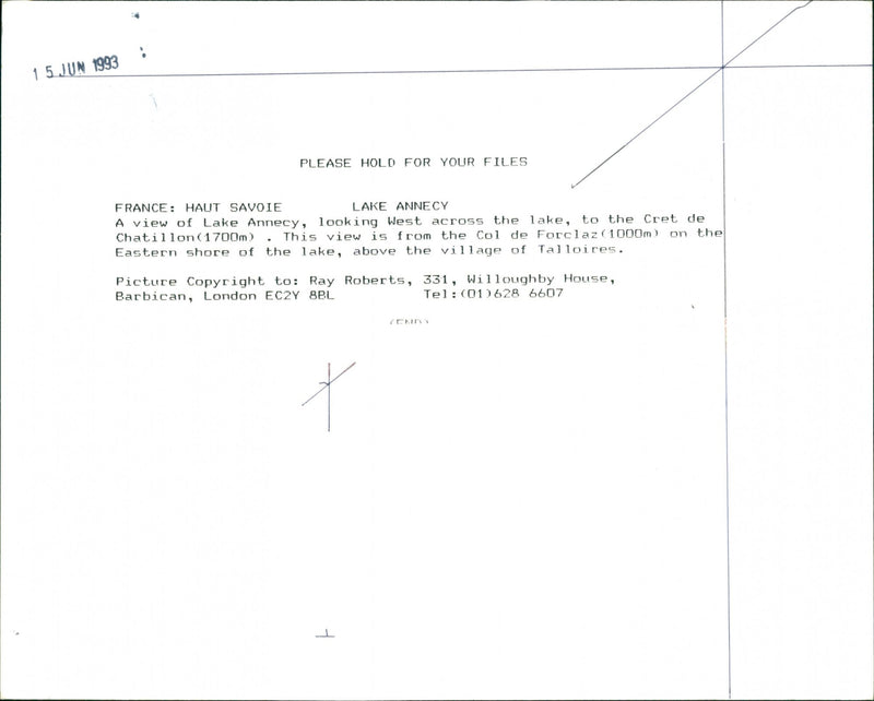 Lake Annecy - Vintage Photograph