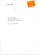 Richard Legg - Vintage Photograph